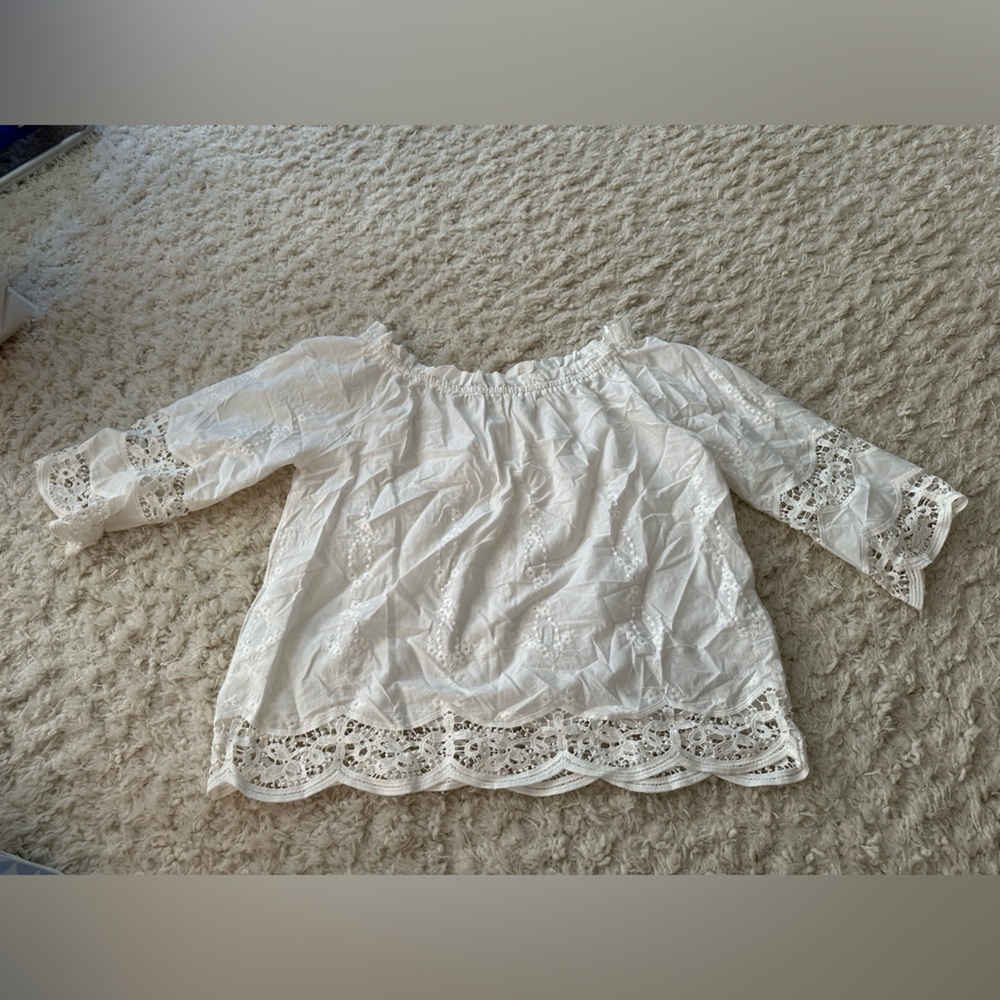 RD + koko white off the shoulder tunic